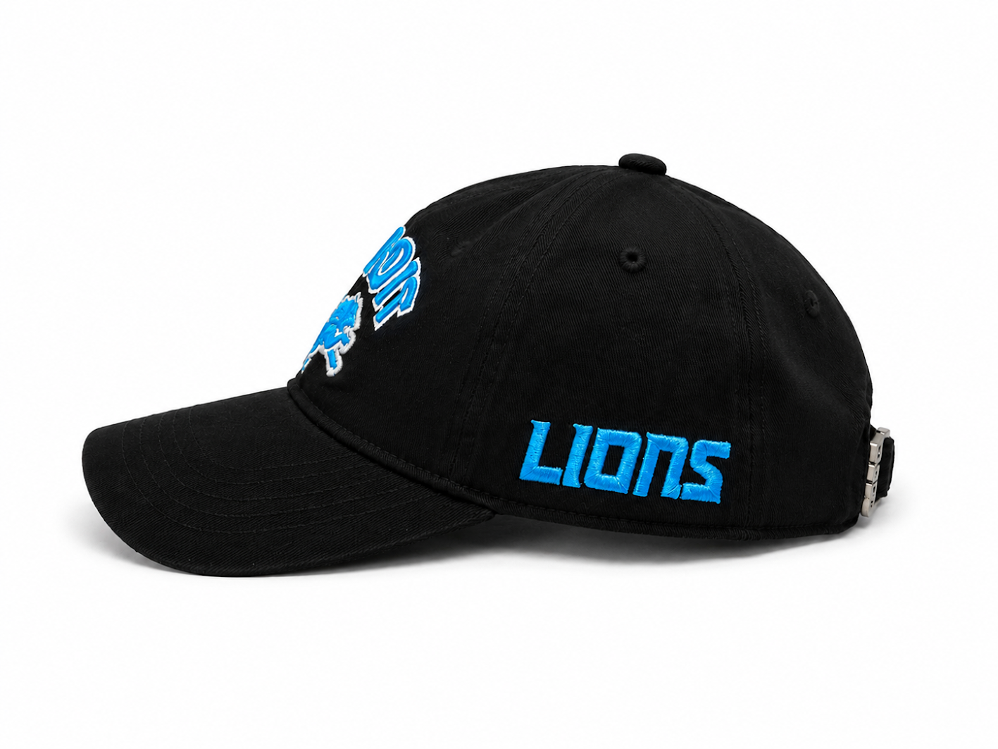 PRO STANDARD WOMEN'S DETROIT LIONS TURN IT UP DAD STRAPBACK CAP