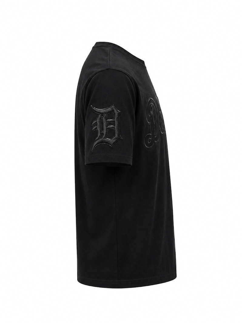 PRO STANDARD MEN'S TRIPLE BLACK DETROIT TIGERS T-SHIRT