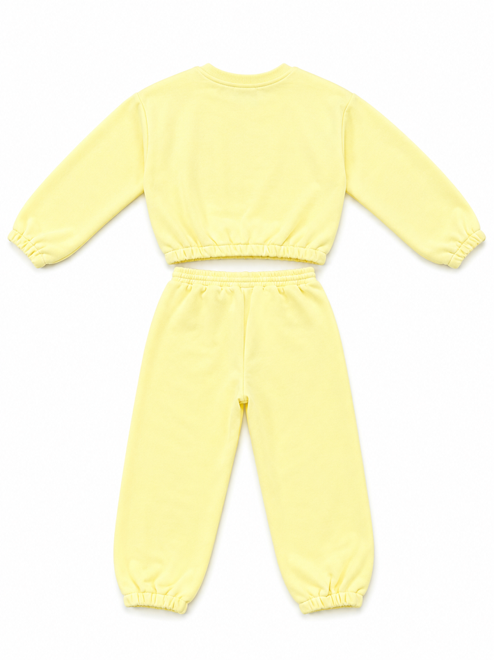CUTIE PATOOTIE GIRLS CREWNECK FLEECE (2PCS) JOGGING SET
