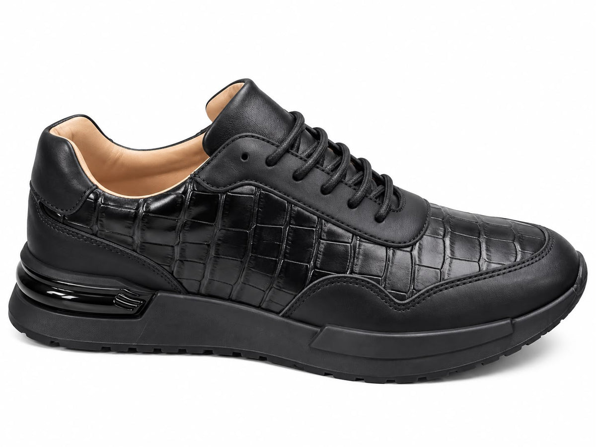 MAZINO CROC EMBOSSED HIGH TOP SNEAKERS (SAVANNAH-OOO)