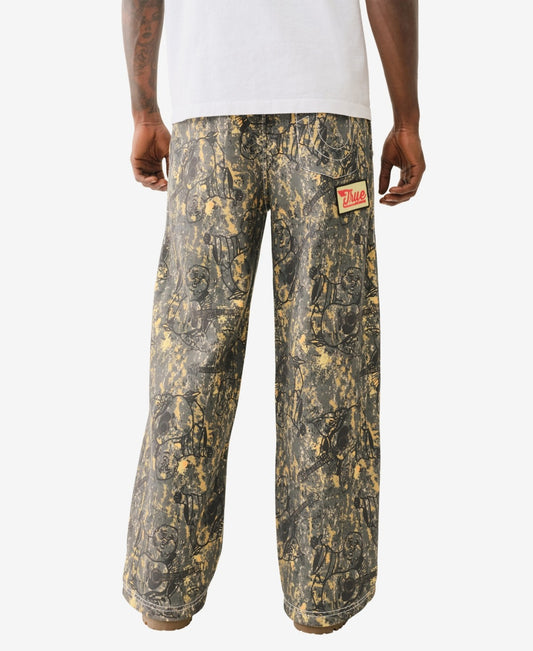 TRUE RELIGION MEN'S BIG T BUDDHA SWEATPANTS (109031)