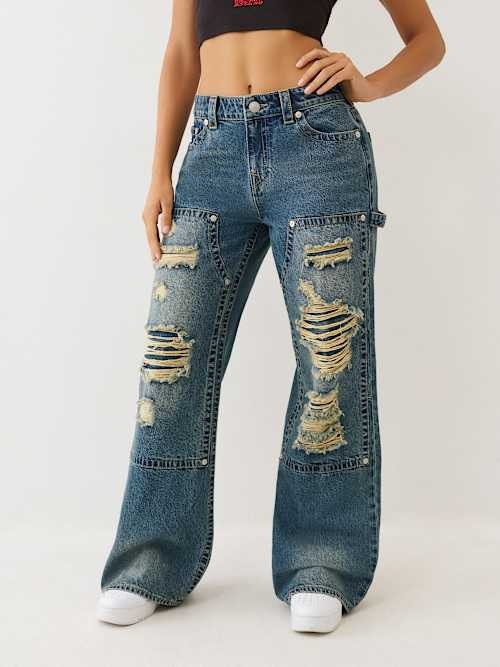 TRUE RELIGION WOMEN'S BPBBI CARPENTER BAGGY JEAN (209410)