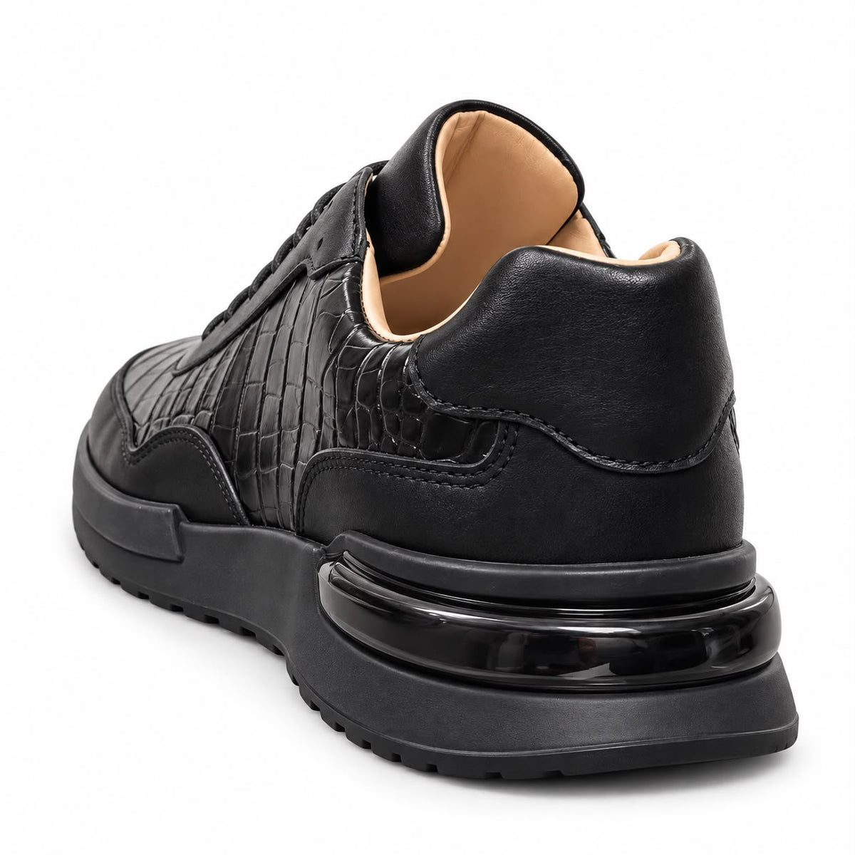 MAZINO CROC EMBOSSED HIGH TOP SNEAKERS (SAVANNAH-OOO)