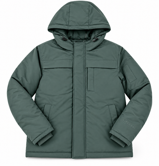 COPPER RIVET PUFF JACKET