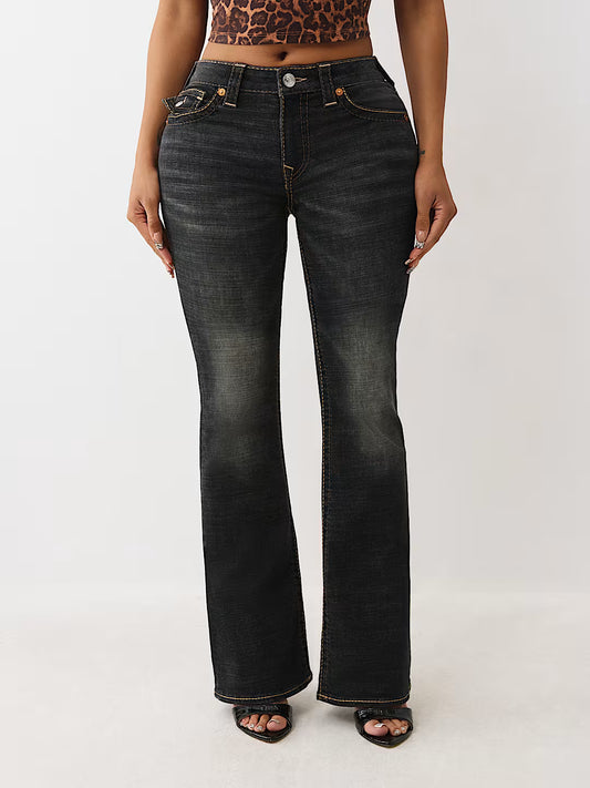TRUE RELIGION WOMEN'S BECCA MID RISE BOOTCUT JEAN