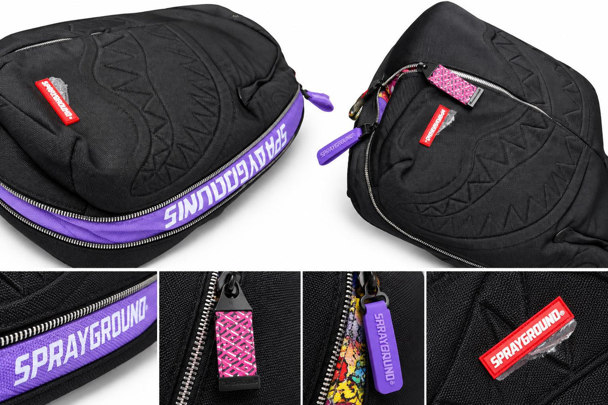 SPRAYGROUND DENIM ZIPPER REVEAL BACKPACK (B8500)