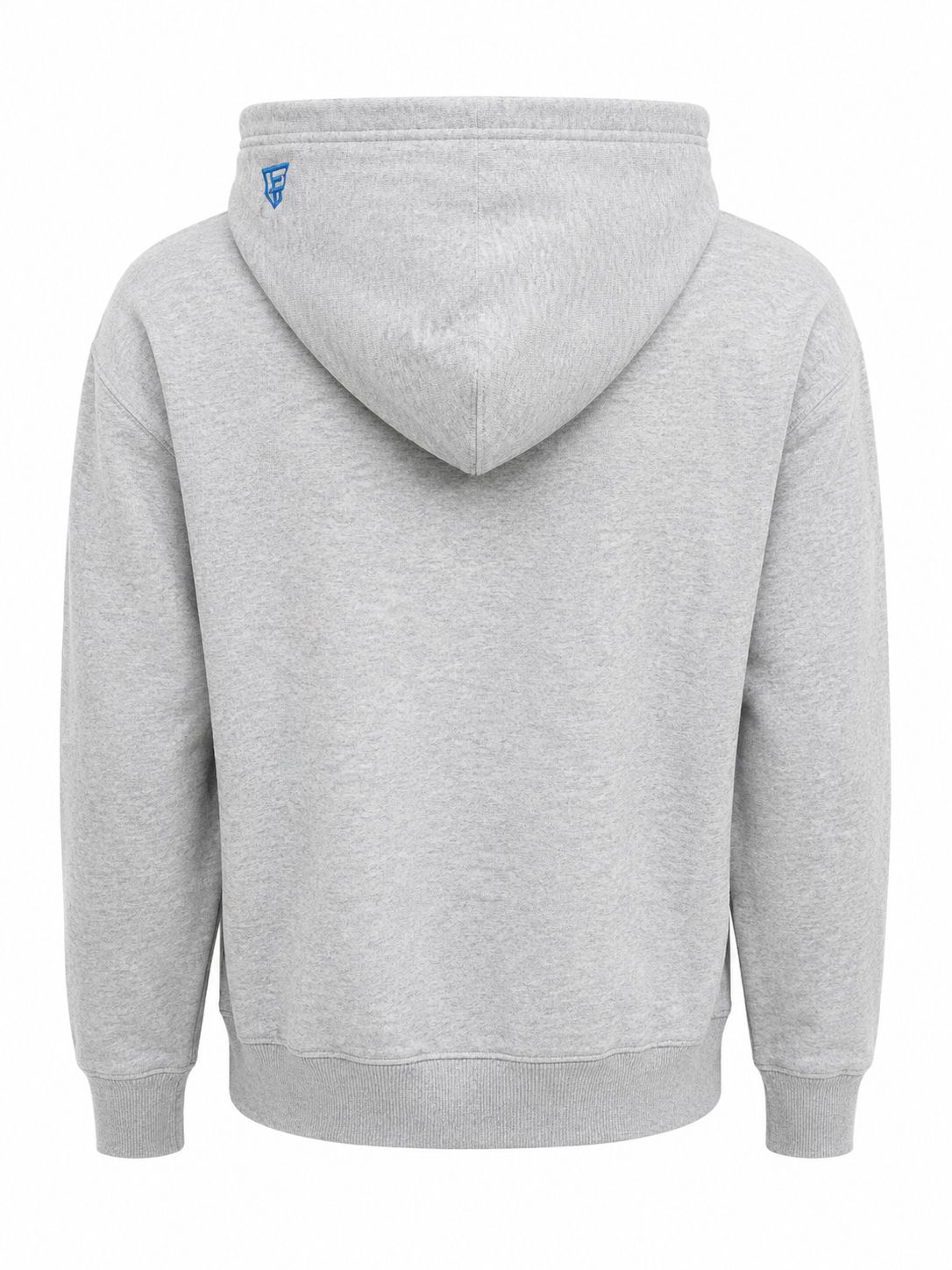 NEW ERA MEN DETROIT LIONS GRAY LOGO PULLOVER HOODIE