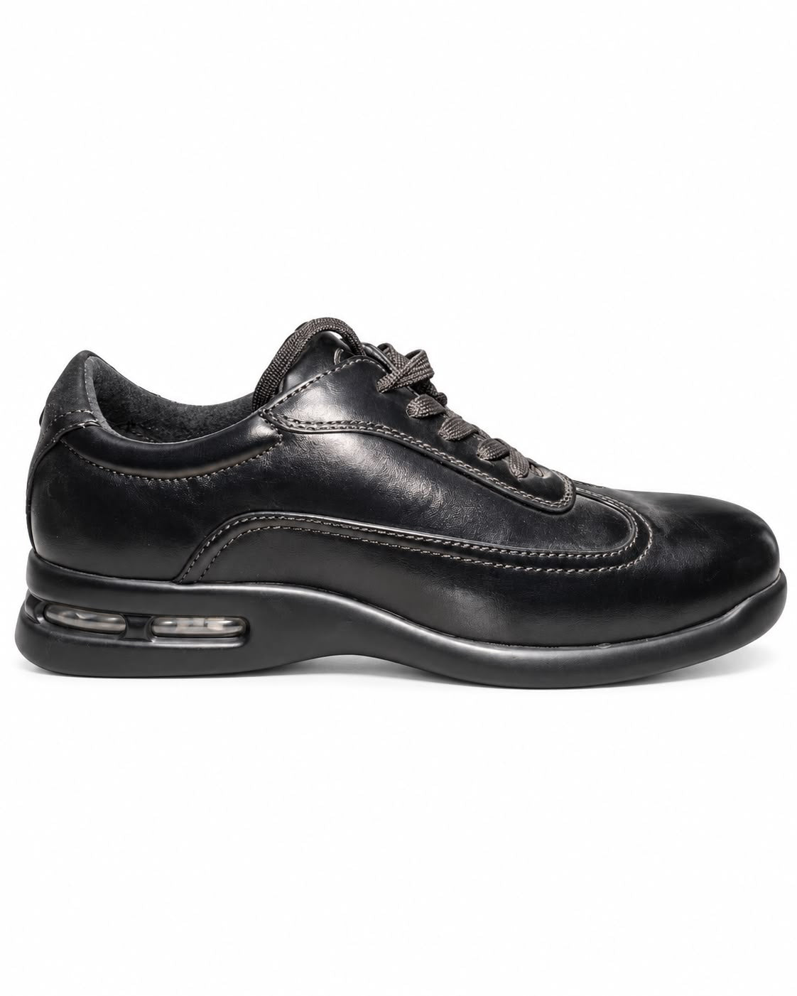 SIO CLASSIC AIR CUSHION LEATHER LOW TOP SNEAKERS (KANSAS)