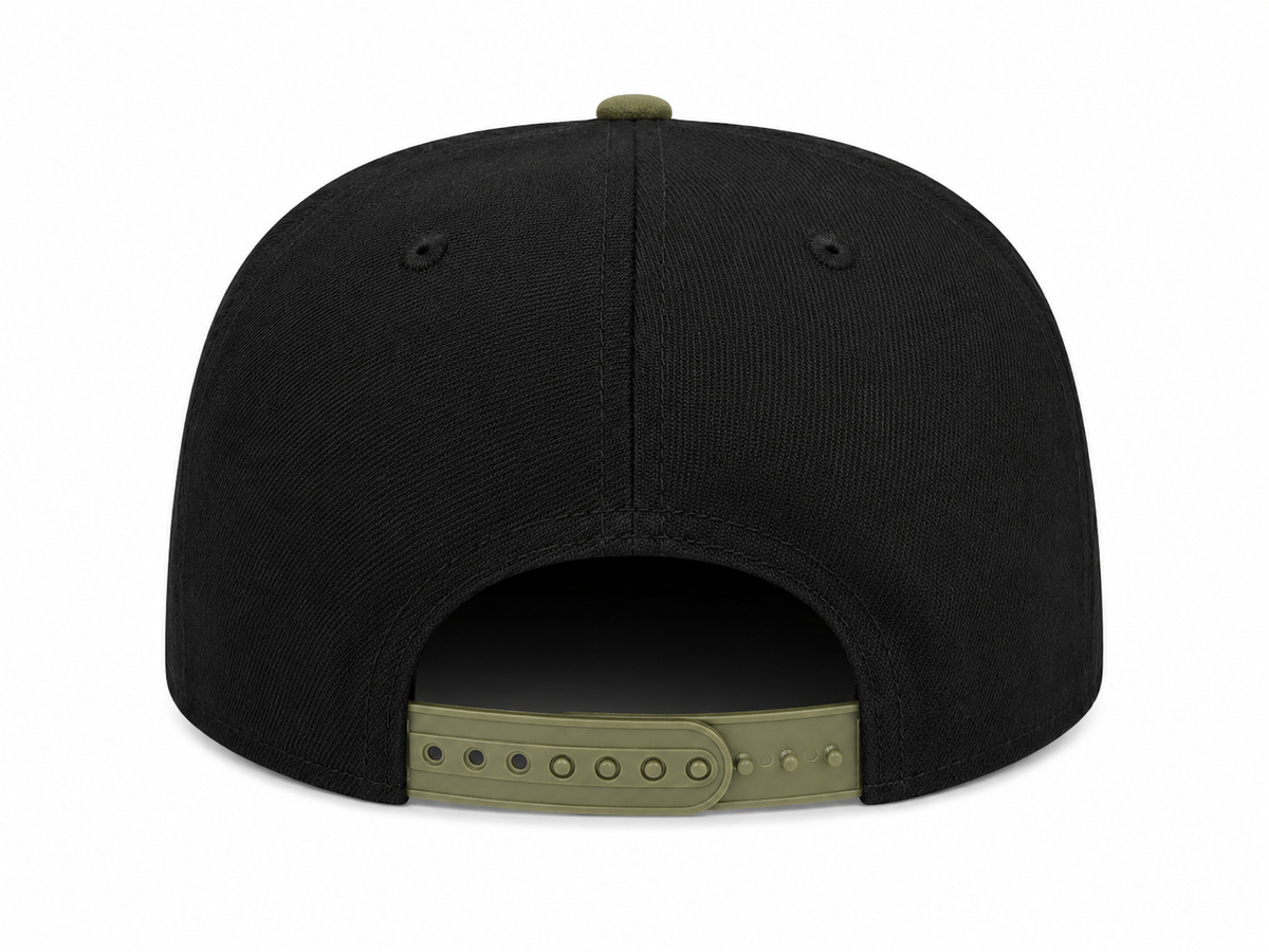 NEW ERA DETROIT LIONS BLACK/OLIVE 9FIFTY SNAPBACK CAP