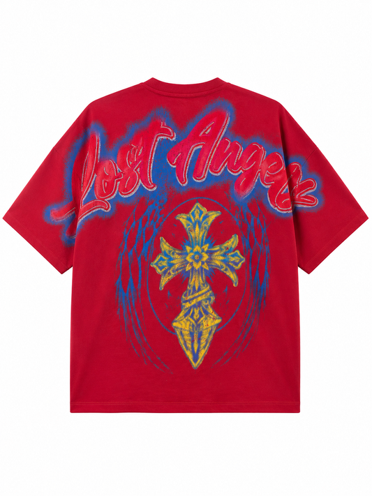 ROKU STUDIO HEAVENLY FADED RELAXED LOOSE FIT TEE