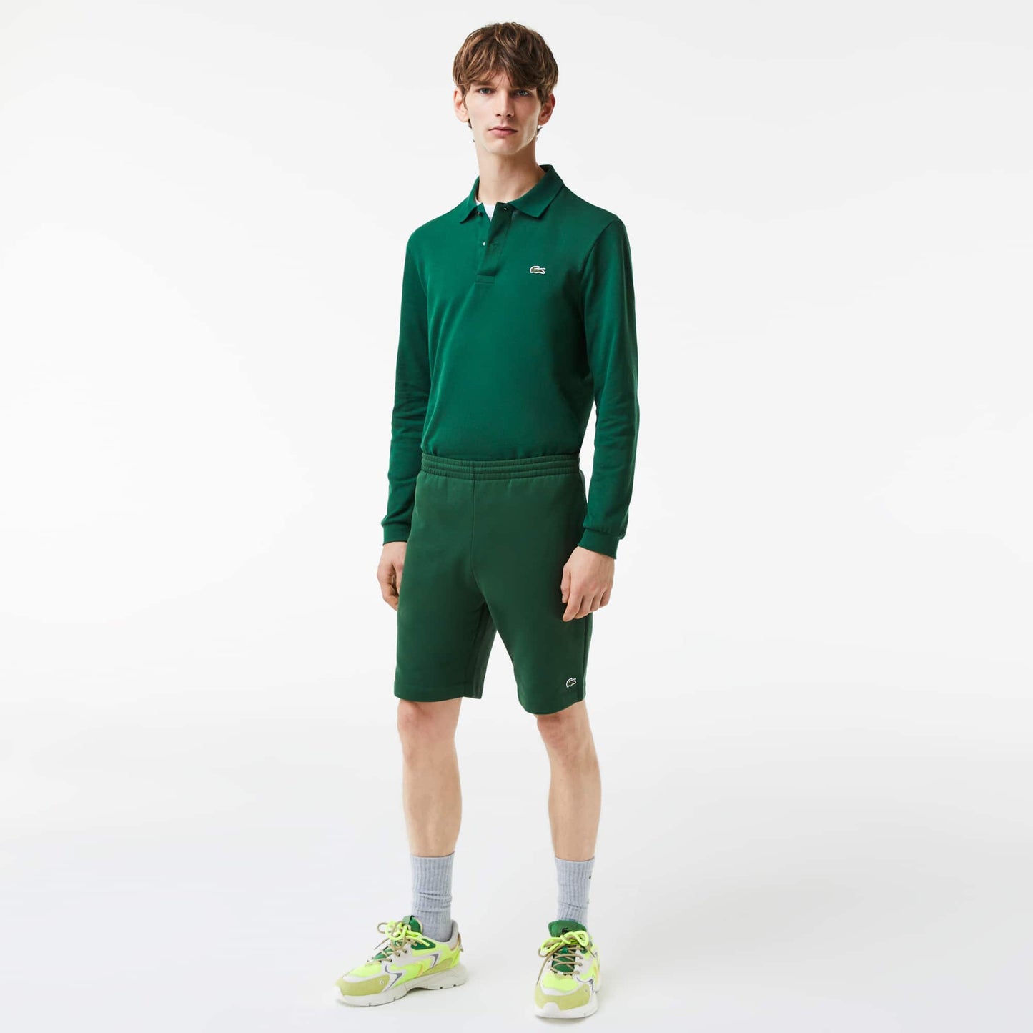 Lacoste Men's Organic Brushed Cotton Fleece Shorts