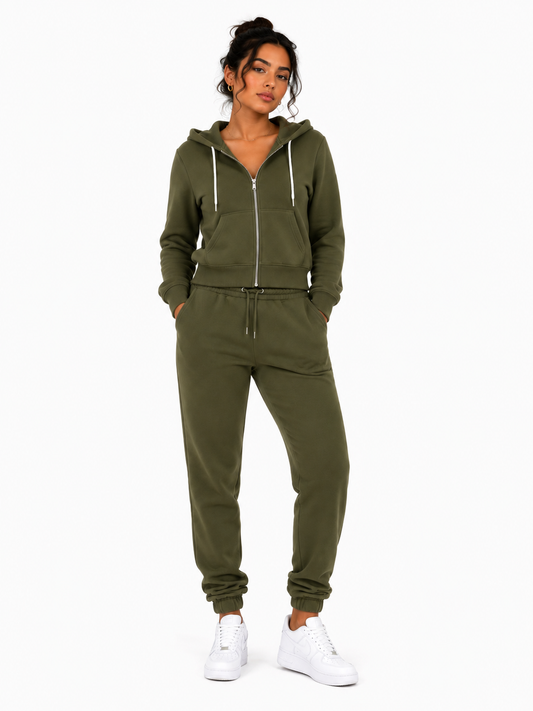 REDFOX WOMEN FLEECE ZIP-UP