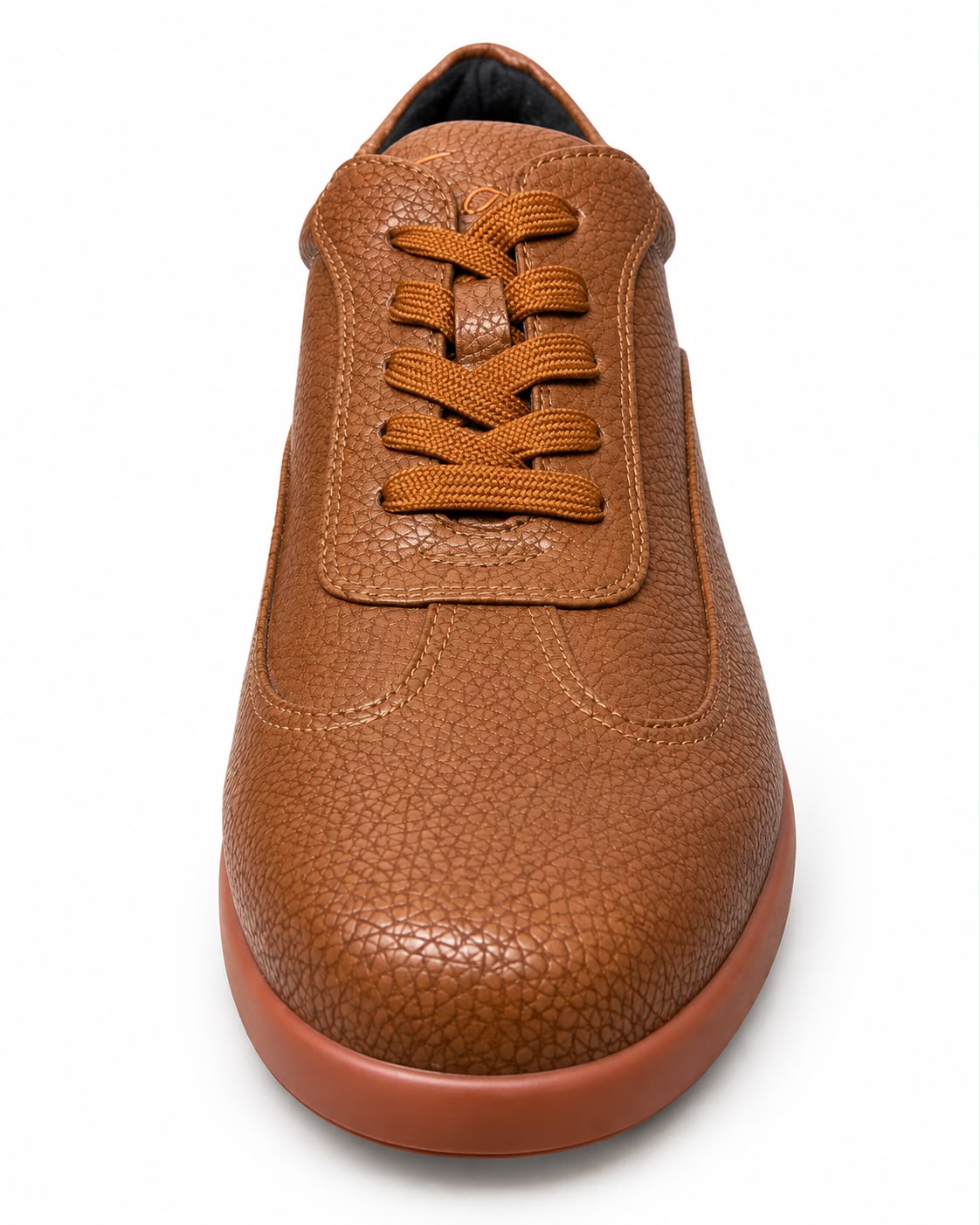 SIO PEBBLED LEATHER AIR CUSHION SNEAKERS (BRAUN)