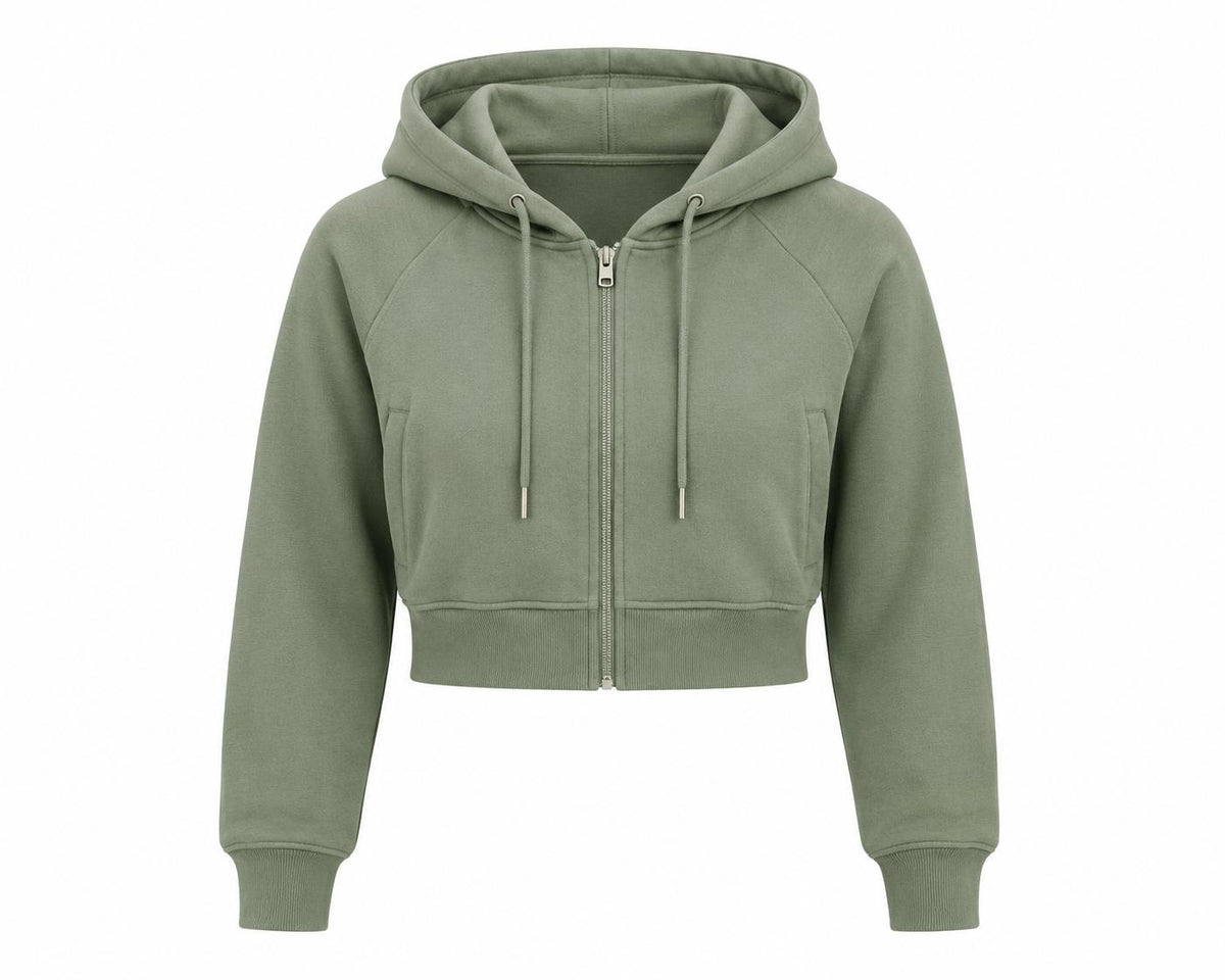 REDFOX WOMEN BASIC FLEECE ZIP-DOWN (ST2600T)