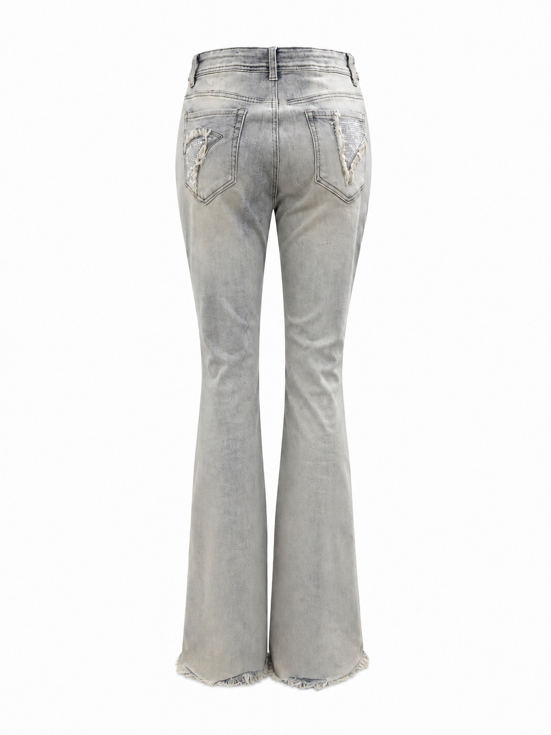 REDFOX WOMEN ROCKSTAR PATCHWORK RHINESTONE JEANS