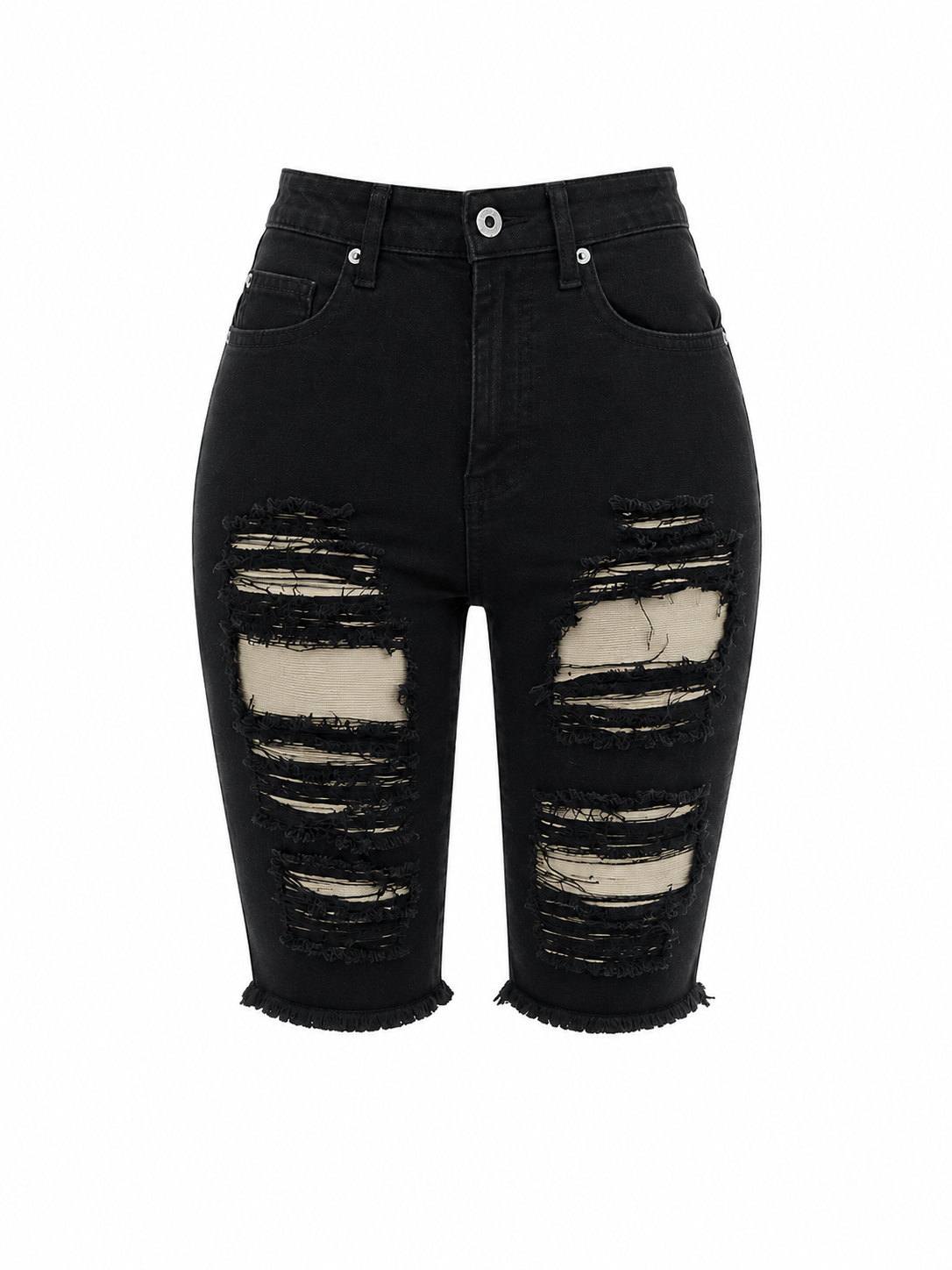 REDFOX WOMEN SUMMER BERMUDA DENIM SHORTS