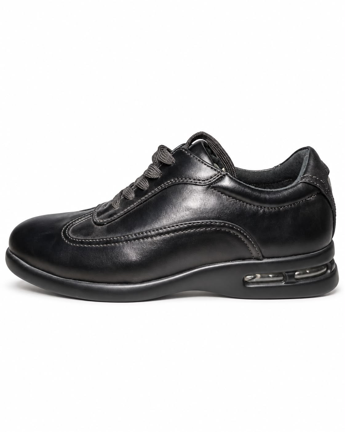SIO CLASSIC AIR CUSHION LEATHER LOW TOP SNEAKERS (KANSAS)