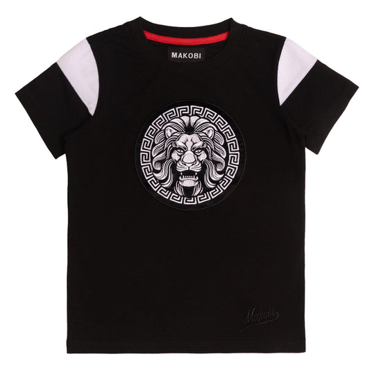 B103 Makobi Kids Leone Tee - Black