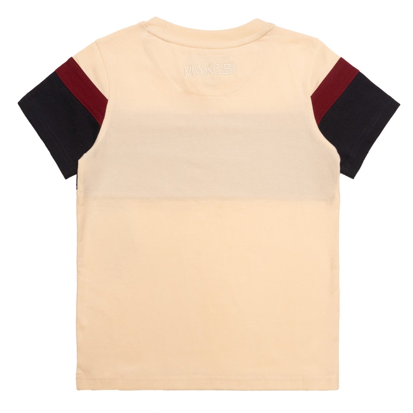 B141 Makobi Kids Monogram Tee - Natural