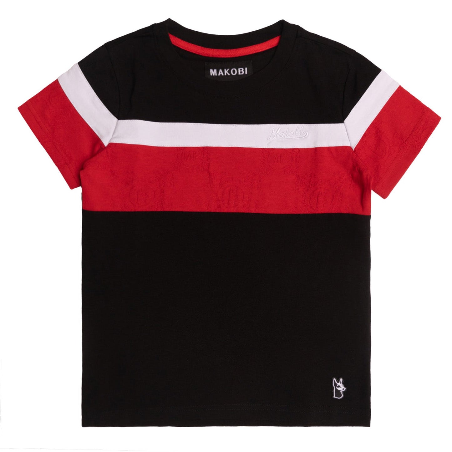 B141 Makobi Kids Monogram Tee - Black