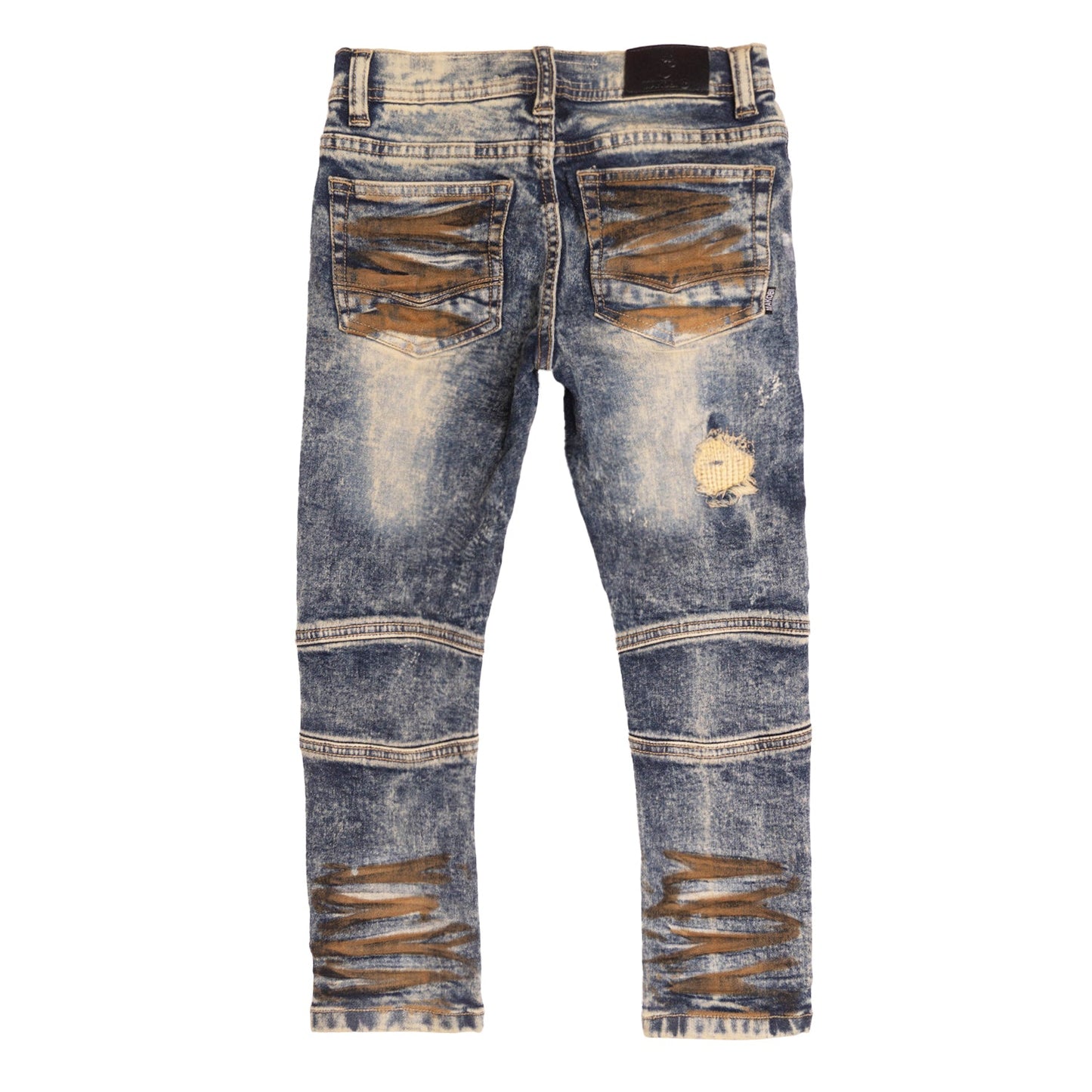 B1786 Makobi Rick Biker Kids Jeans - Vintage