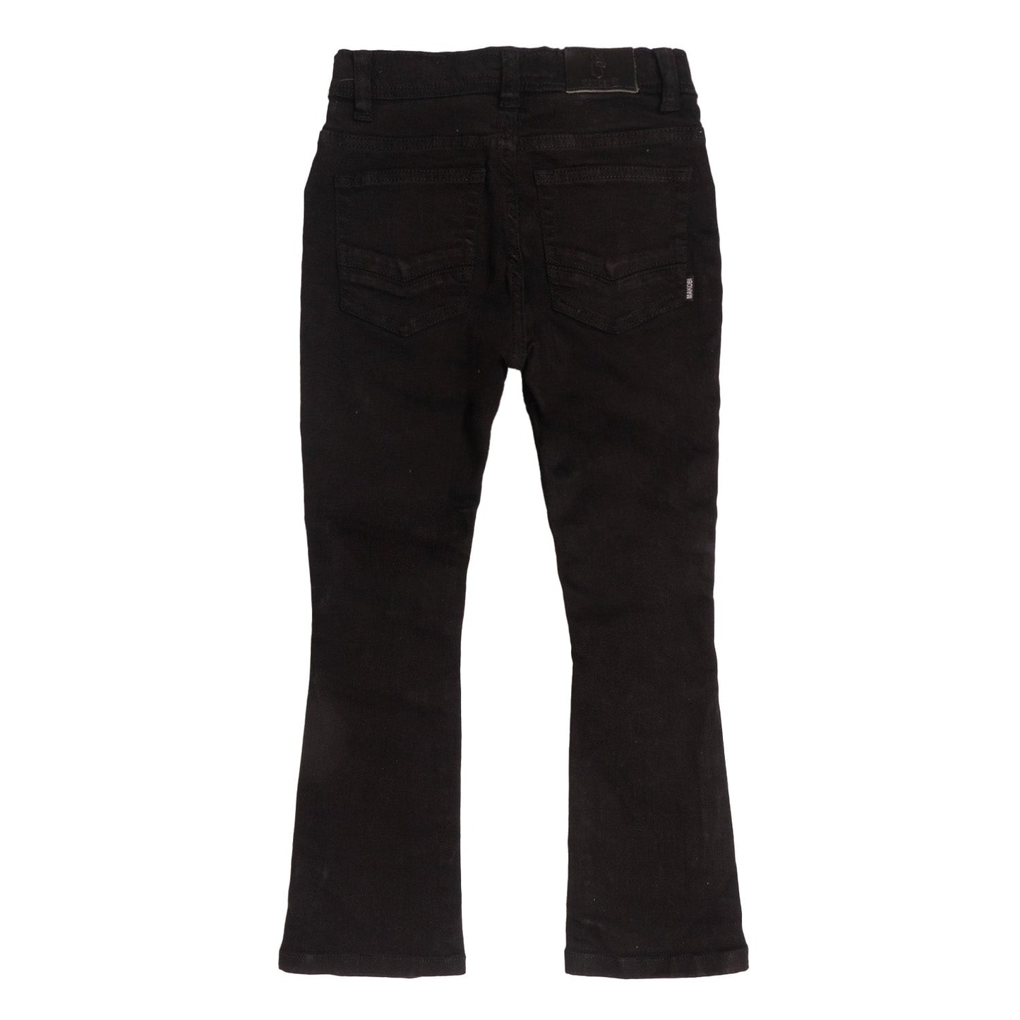 B1941 Makobi Monogram Kids Jeans - Black