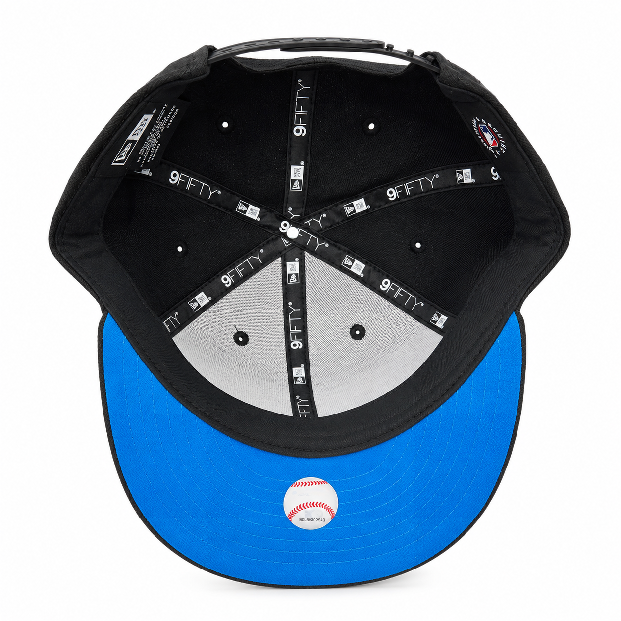 NEW ERA DETROIT TIGERS BLACK/BLUE 9FIFTY SNAPBACK CAP