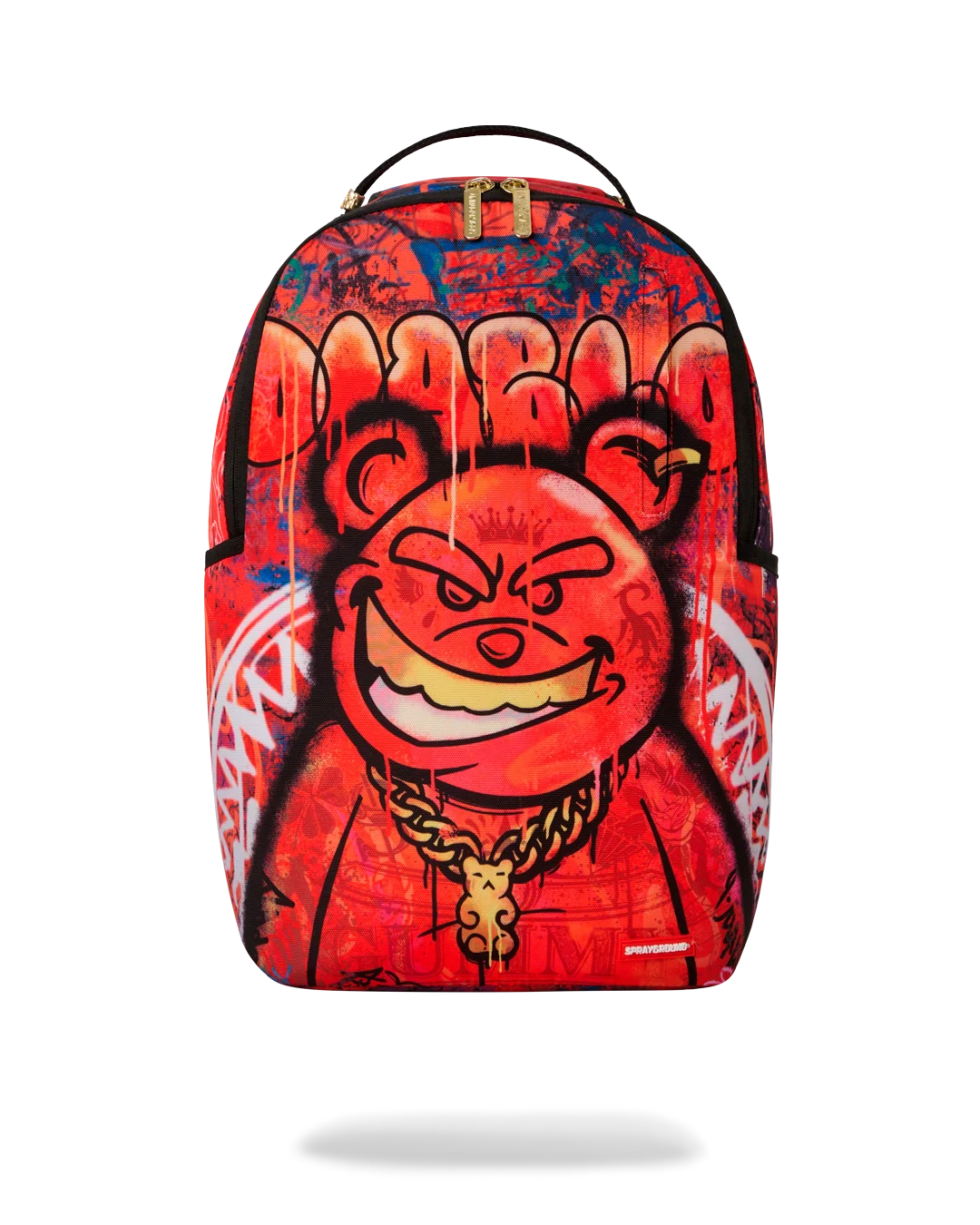 SPRAYGROUND DIABLO MURAL FIRE BACKPACK UNISEX OS MULTI ADJUSTABLE STRAP SPR332 (B8890)