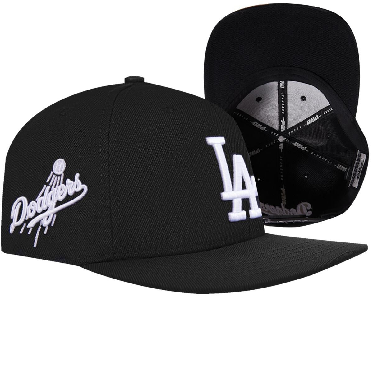 Popular Dodgers black Mexico Snapback hat pro standard official