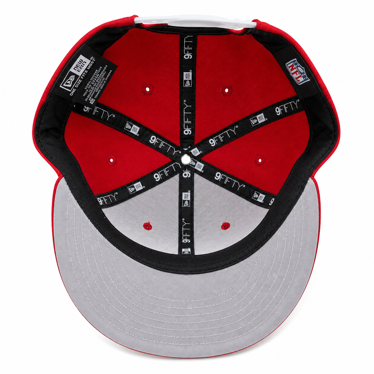NEW ERA DETROIT LIONS SCARLET/WHITE 9FIFTY SNAPBACK CAP