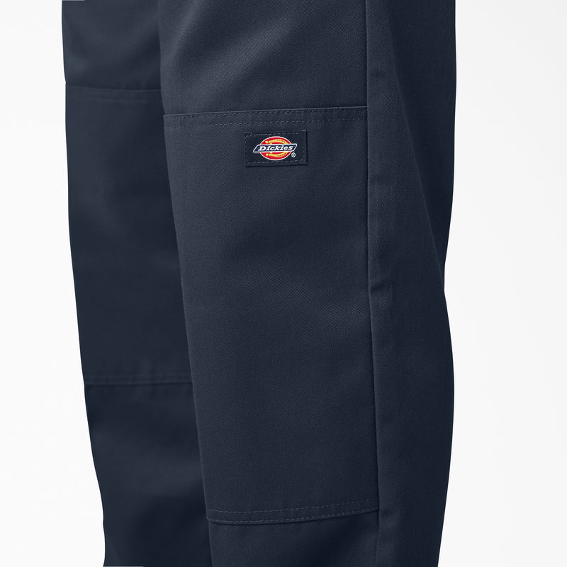 DICKIES MENS TWILL DOUBLE KNEE WORK PANT (85283)-DARK NAVY - 0DN
