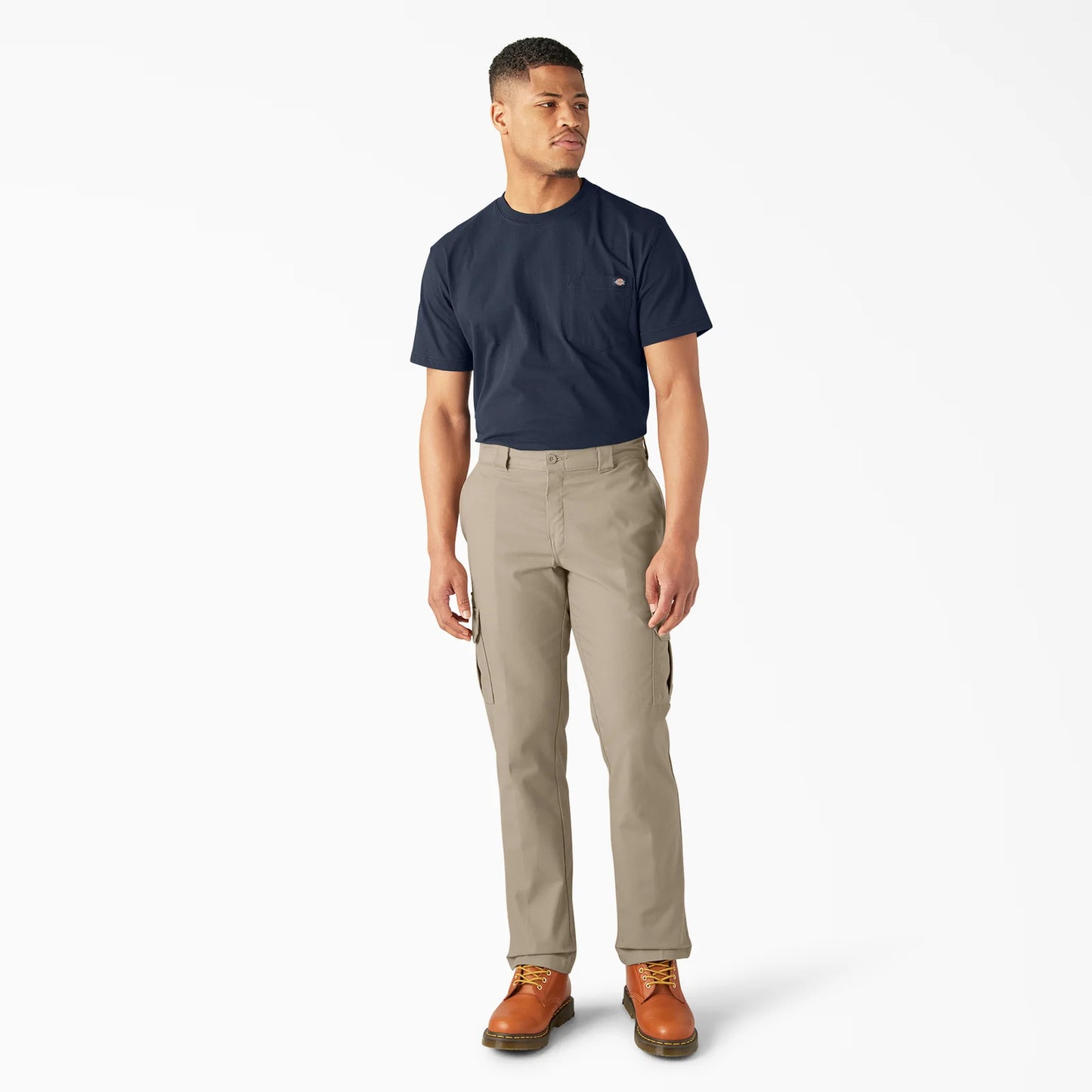 DICKIES-MENS TWILL CARGO PANT-Desert Sand (DS)-(WP595)