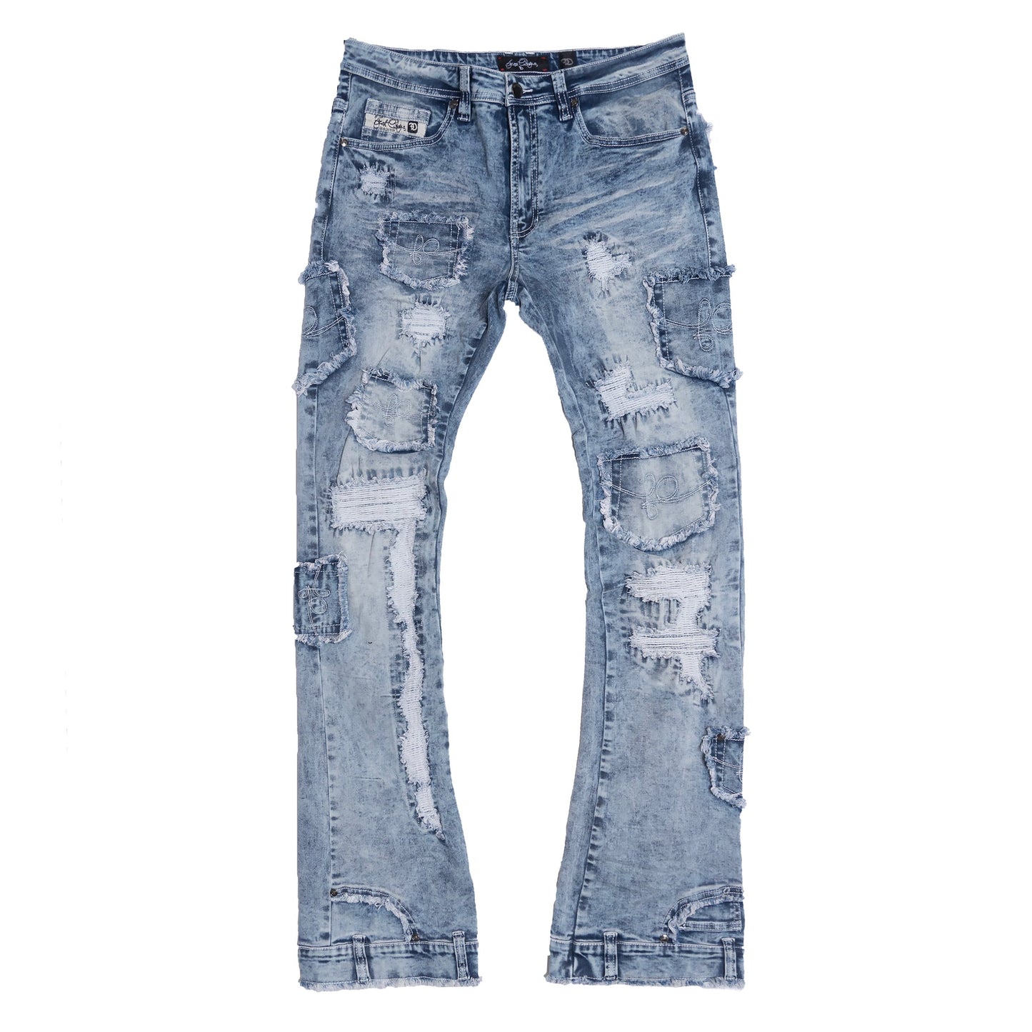 Frost F1721 Rackade Stacked Jeans - Light Wash