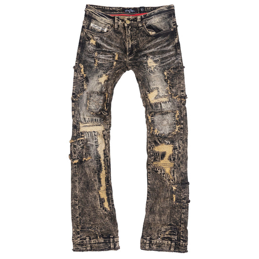 Frost F1721 Rackade Stacked Jeans - Olive