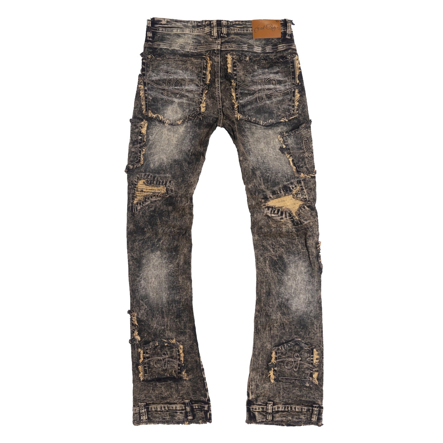 Frost F1721 Rackade Stacked Jeans - Olive
