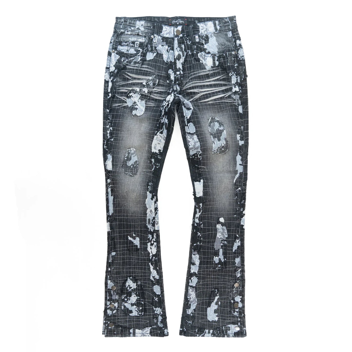 Frost - F1733 Amoto Stacked Jeans - Black