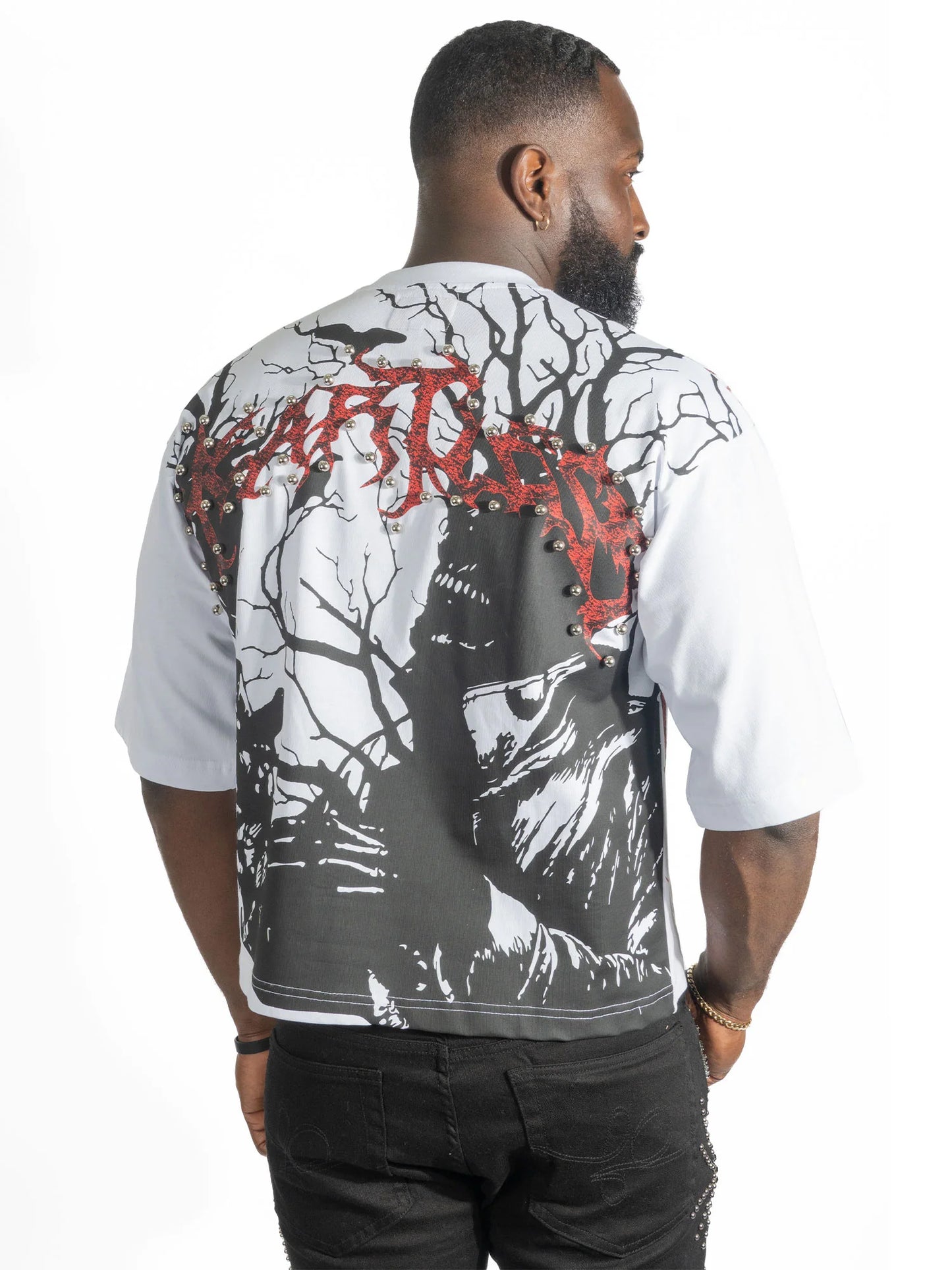 Frost - F179 Heartless Cropped Tee - White