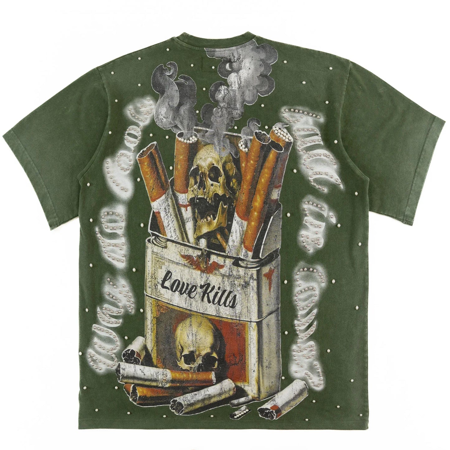 F189 Love Kills Tee 25' - Olive