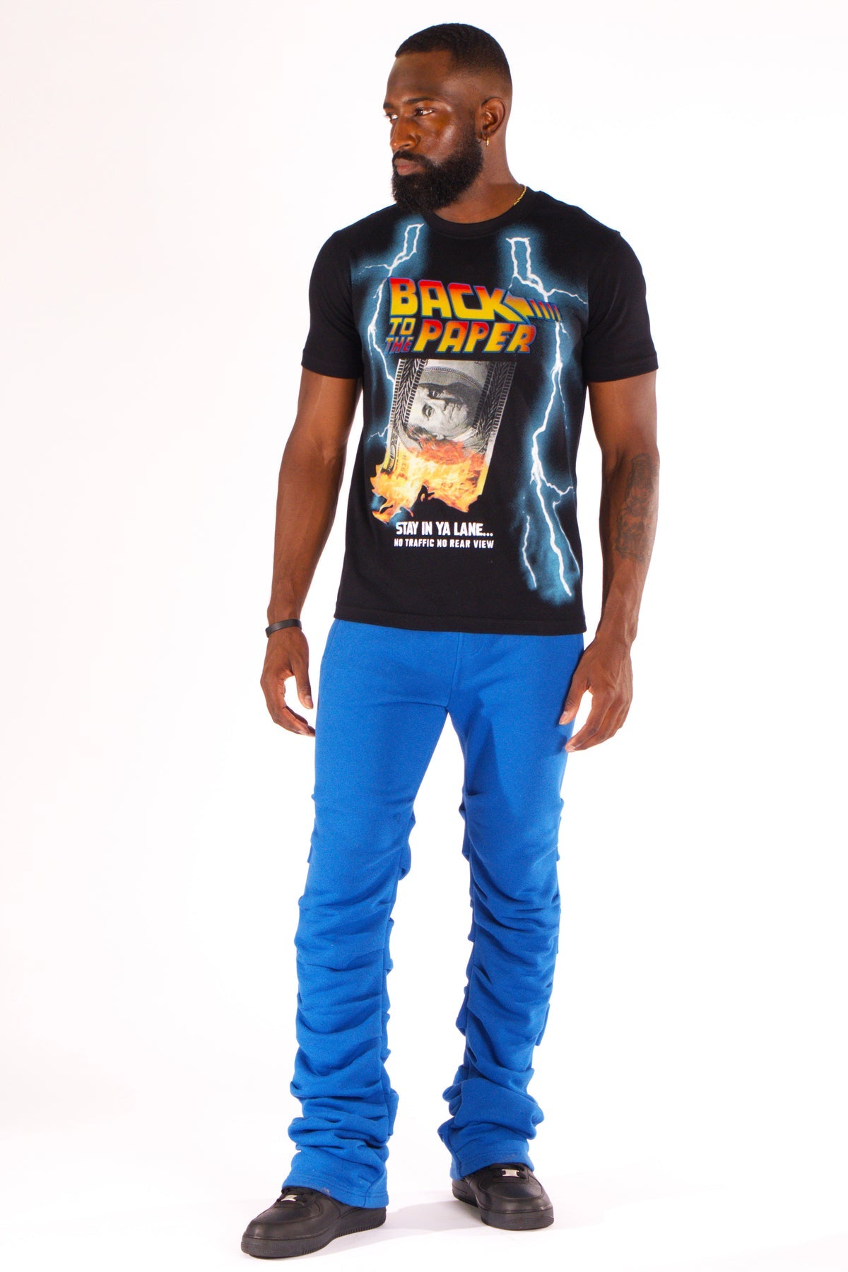 Frost F6220 Malik Stacked Sweatpants - Royal