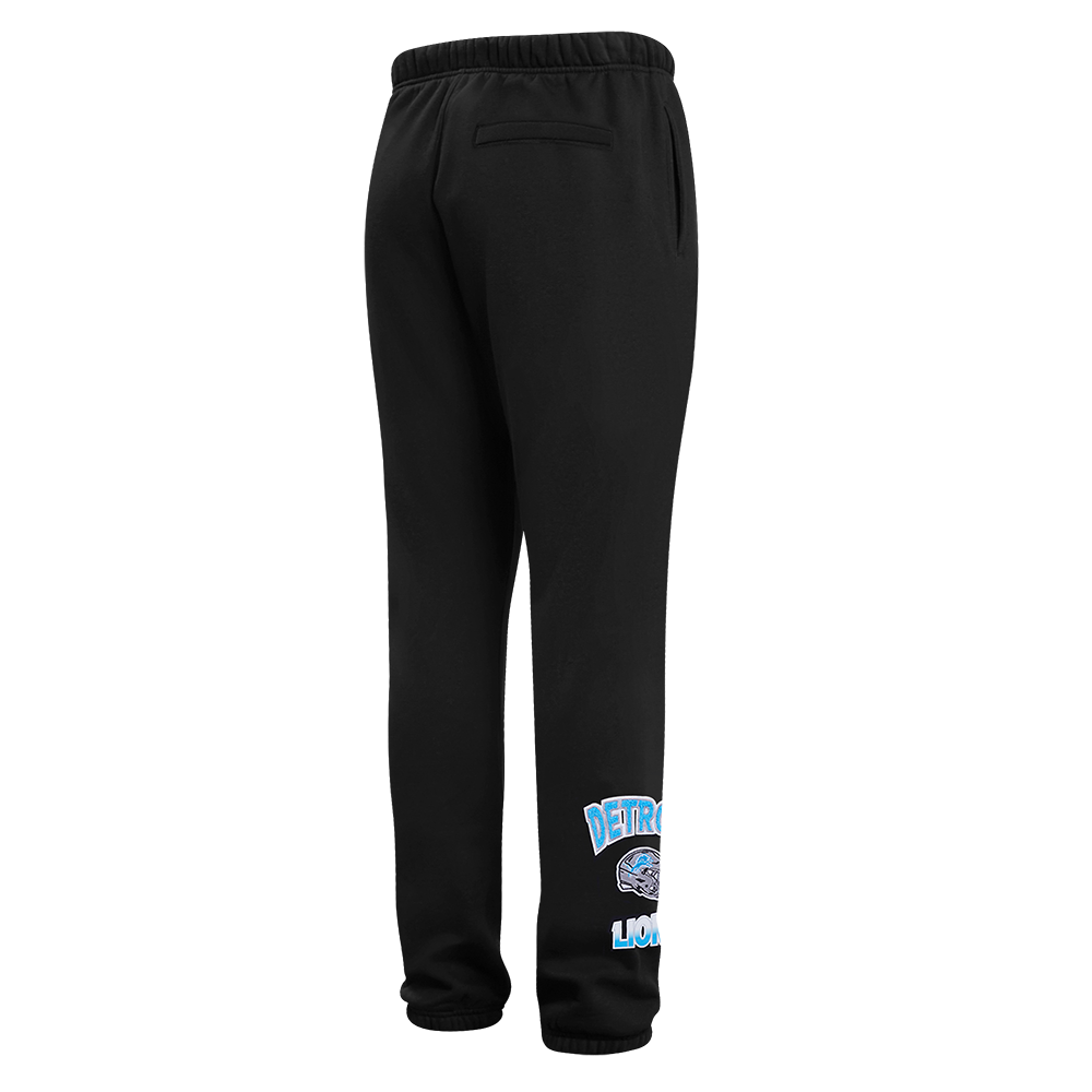 PRO STANDARD DETROIT LIONS TURN IT UP M FLC SWEATPANT,BLK