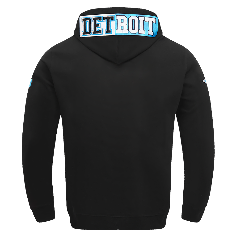 PRO STANDARD DETROIT LIONS SPLIT LOGO M DK PO HOODIE,BLK