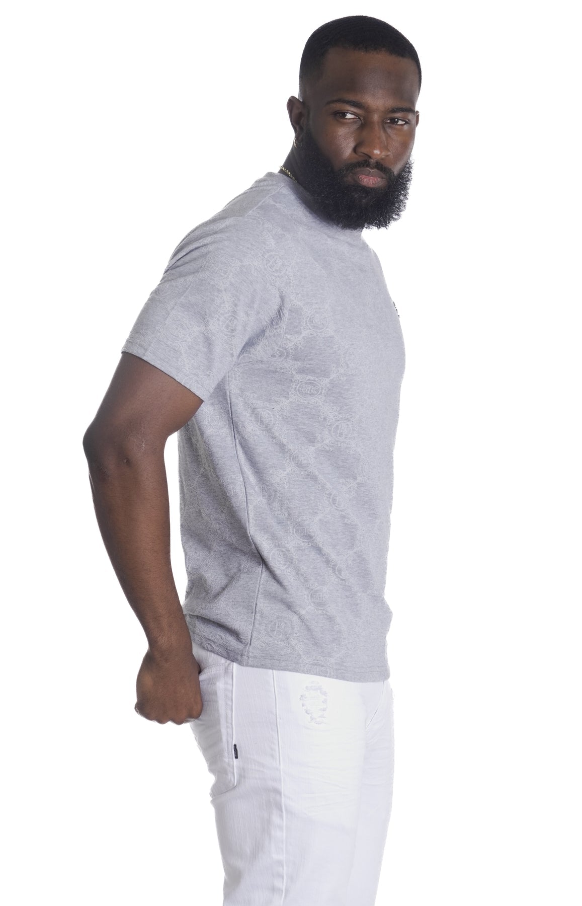 M335 Makobi Caspar Embossed Tee