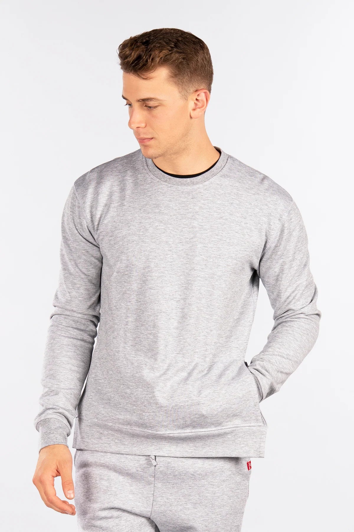 CITYLAB SIDE-ZIP FLEECE CREW, PERFORMANCE FLEECE