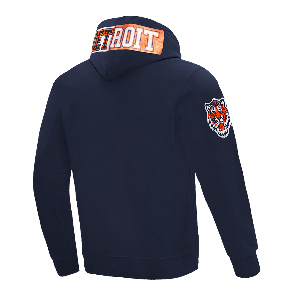PRO STANDARD DETROIT TIGERS SPLIT LOGO M DK PO HOODIE, MIDNIGHT NAVY