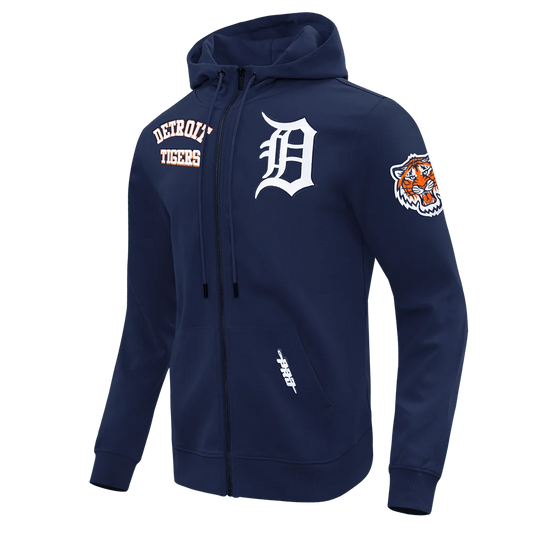 DETROIT TIGERS CLASSIC WIND SUIT MEN'S WOVEN FULL ZIP PULLOVER HOODIE