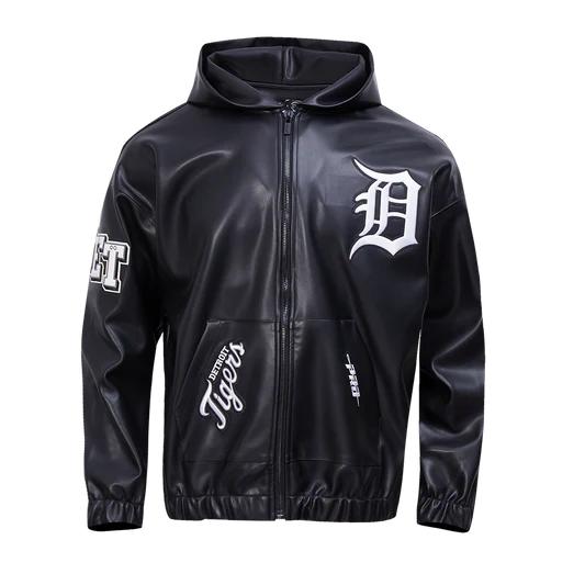 PRO STANDARD DETROIT TIGERS CITY SIGNATURE M DROP SHOULDER PU FZ HOODIE