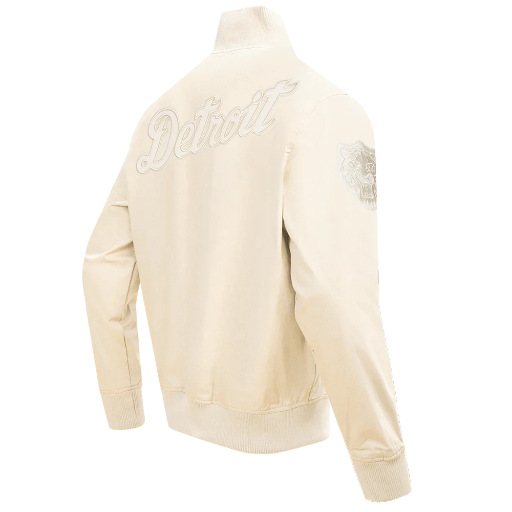 PRO STANDARD MLB DETROIT TIGERS NEUTRAL MEN'S TWILL JACKET