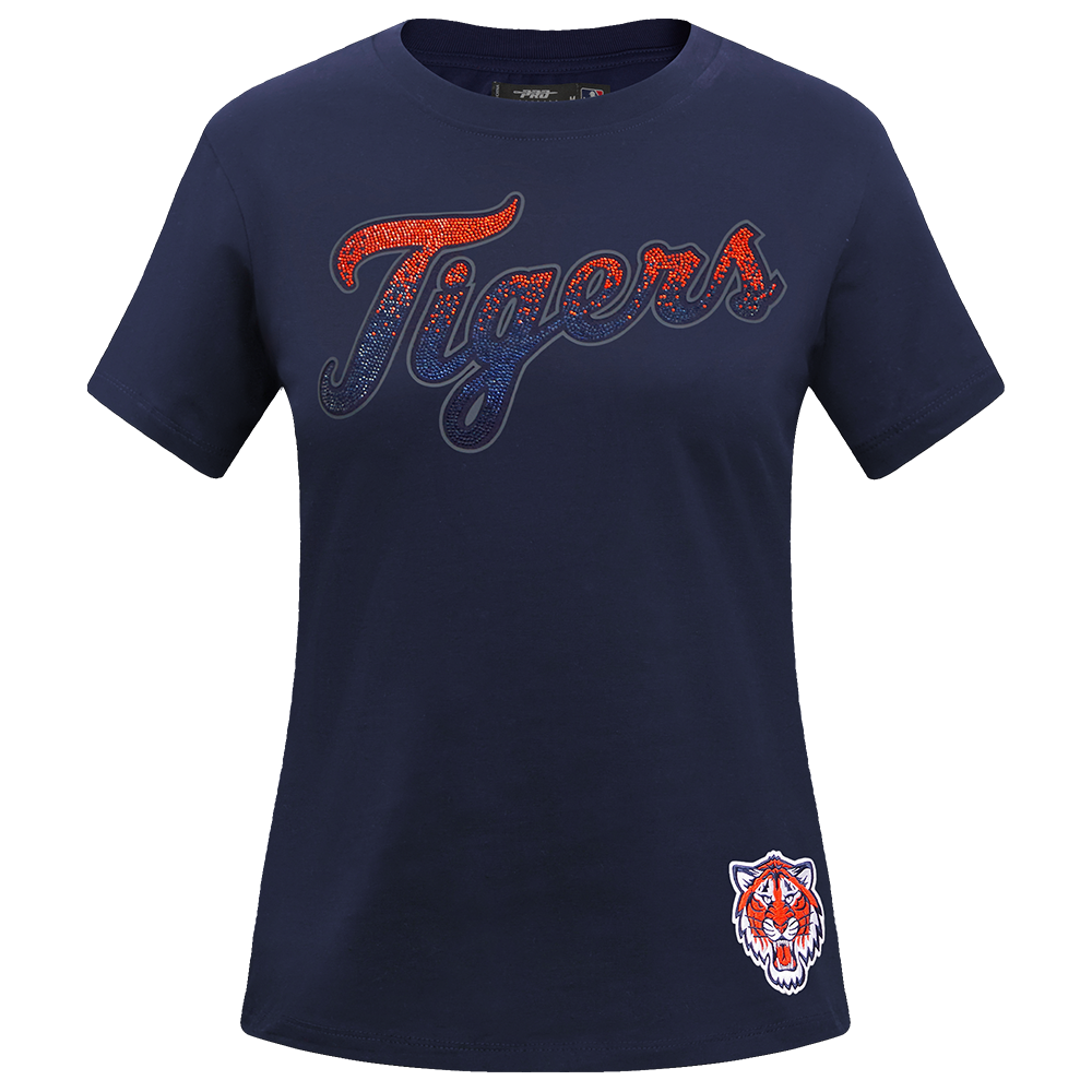 PRO STANDARD DETROIT TIGERS JEWELS W SJ SLIM FIT TEE, MIDNIGHT NAVY
