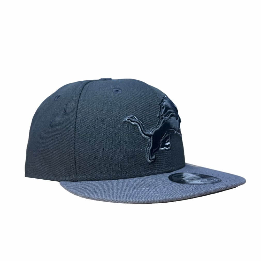 NEW ERA DETROIT LIONS BLACK/GRAPHITE 9FIFTY CAP