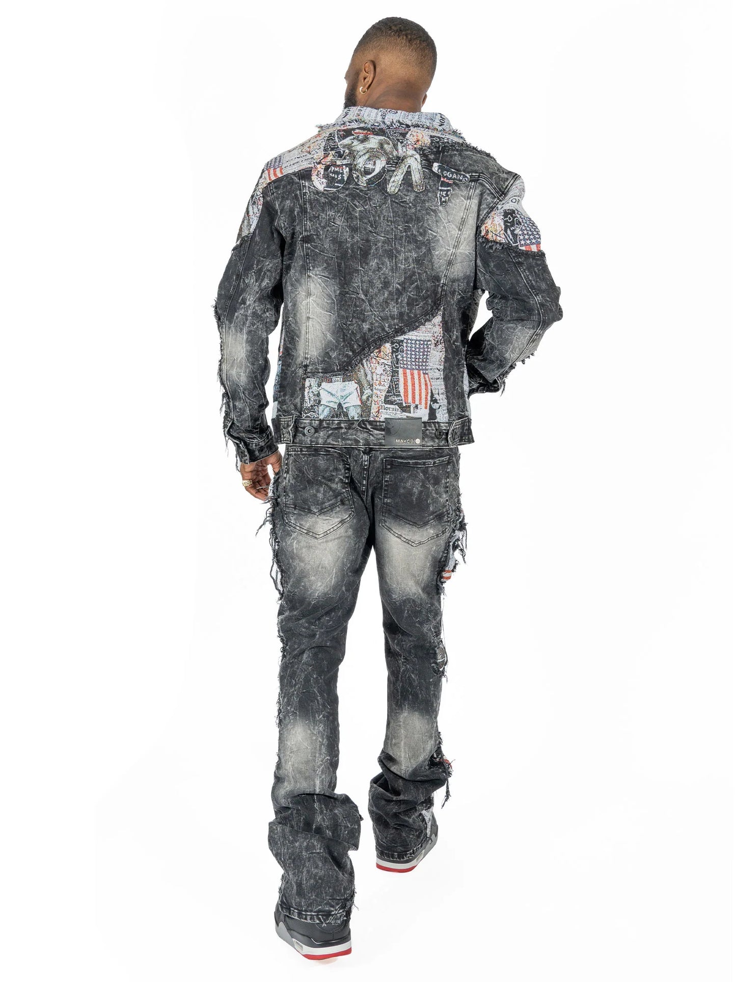 MAKOBI Mohadi Denim Jacket -M1014/M1014B- Black